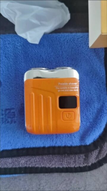 Portable Rotary Dual Ring Electric Shaver