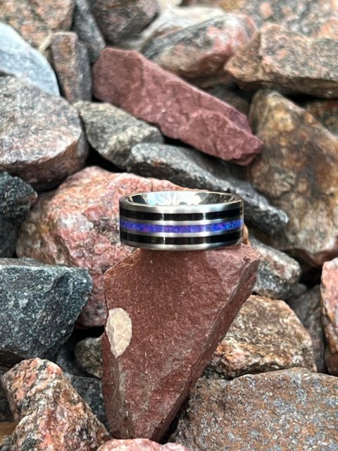 Titanium Triple Channel Ring Blank | Bentwood Ring Supplies