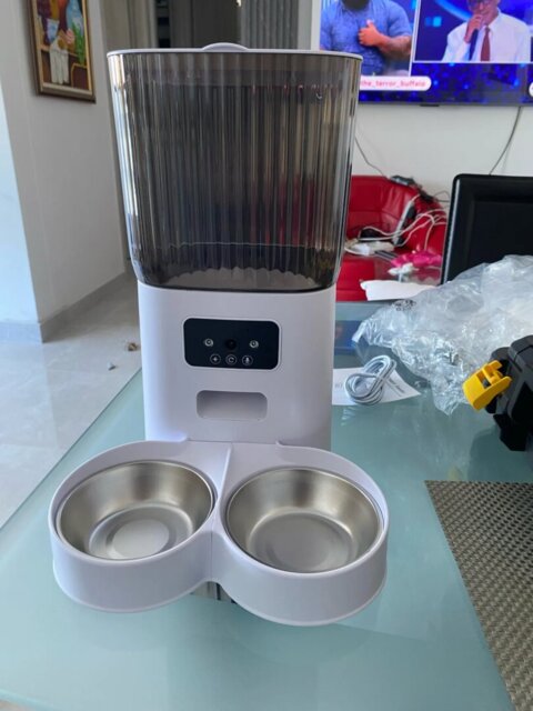 Smart Camera Feeder Dual Bowl