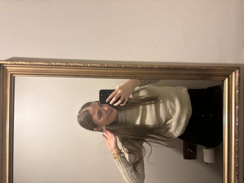 Customer wearing Muse extensions