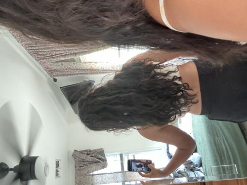 Customer wearing Muse extensions