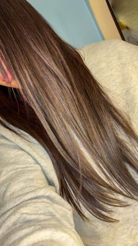 Customer wearing Muse extensions