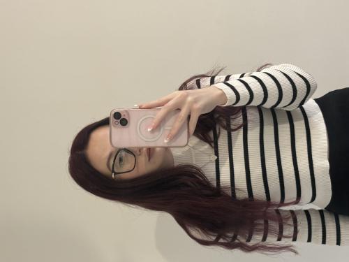 Customer wearing Muse extensions