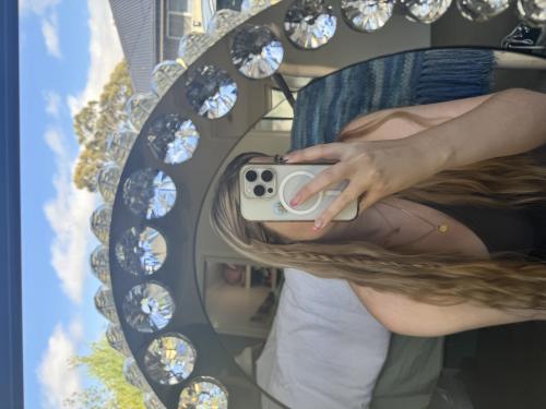 Customer wearing Muse extensions