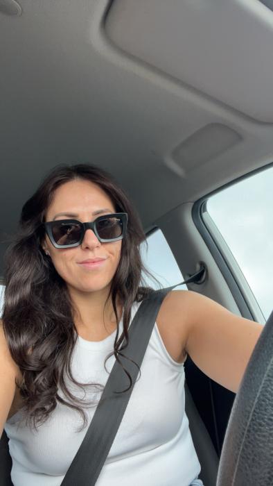 Customer wearing Muse extensions