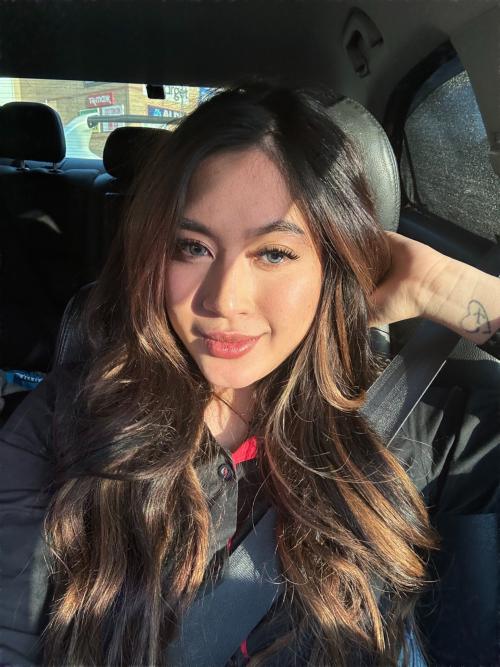 Customer wearing Muse extensions