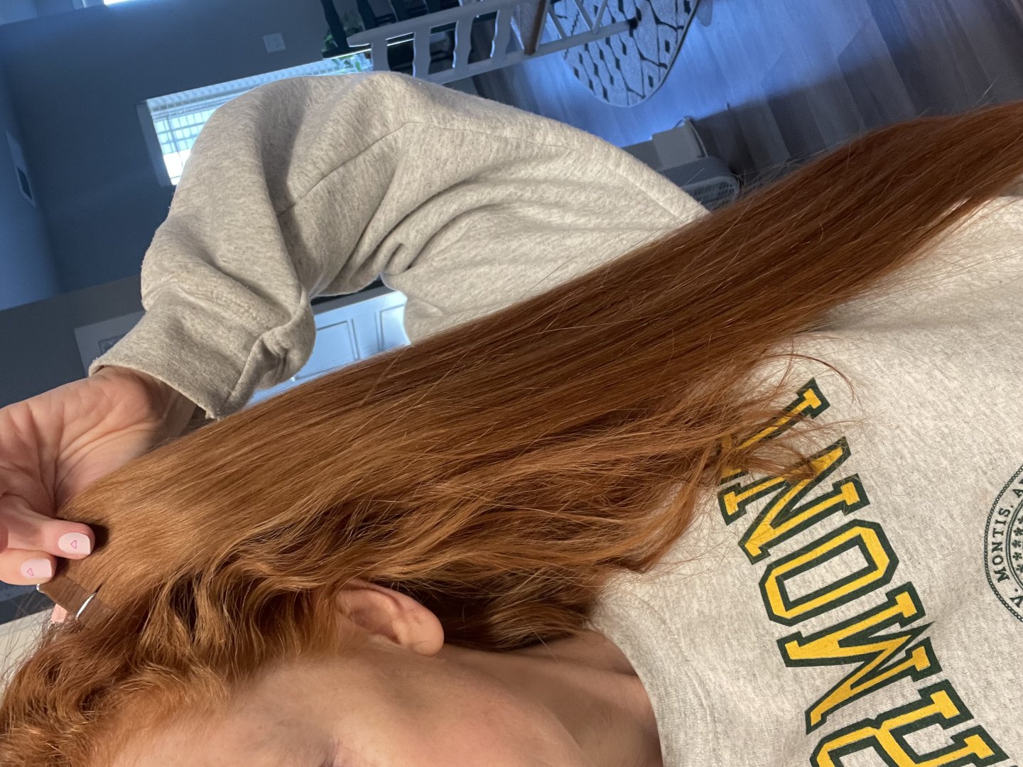 Customer wearing Muse extensions