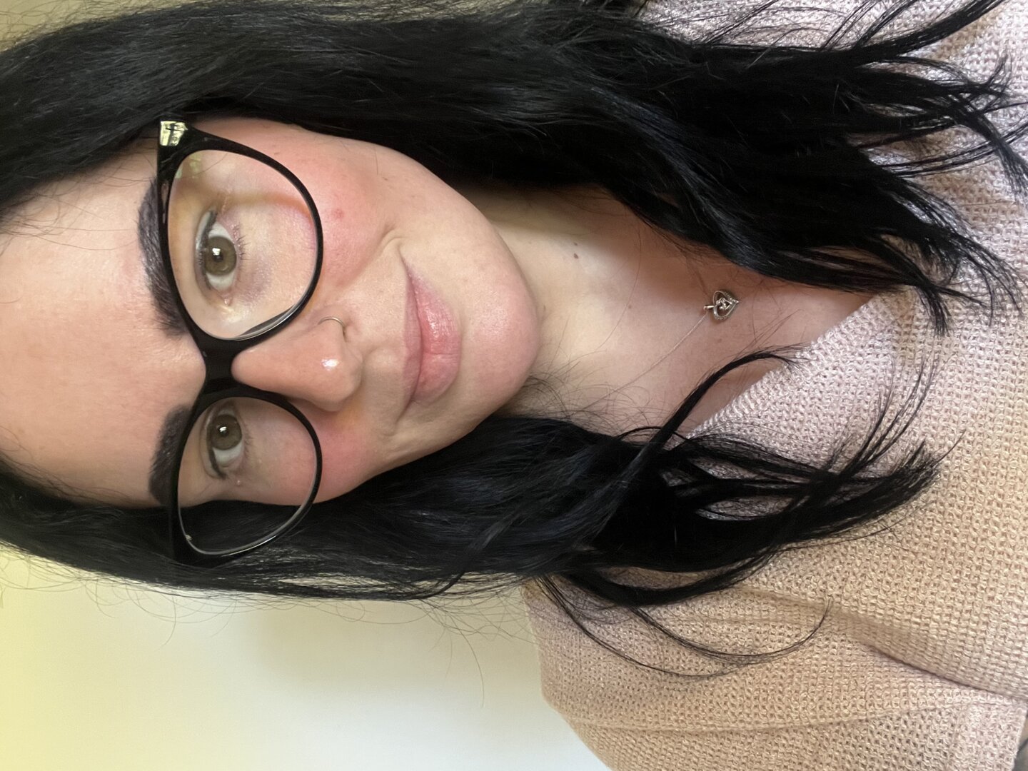 Customer wearing Muse extensions