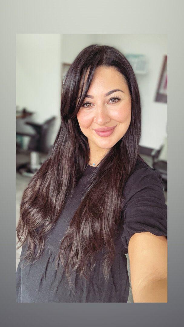 Customer wearing Muse extensions