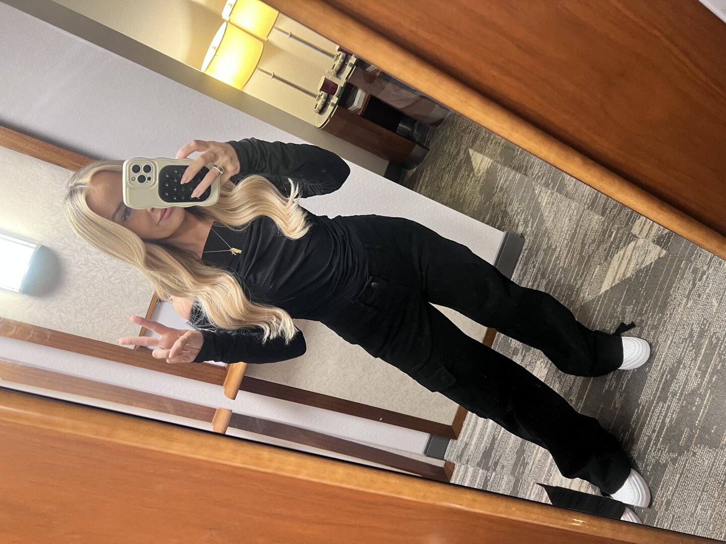 Customer wearing Muse extensions