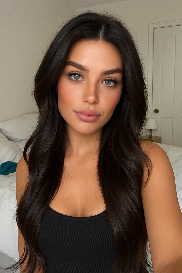 Customer wearing Muse extensions