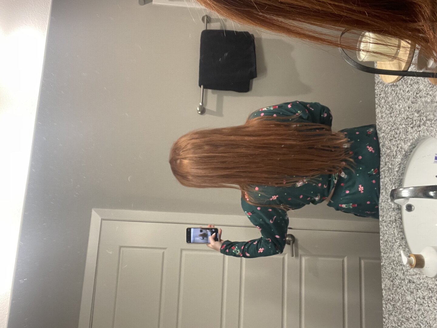 Customer wearing Muse extensions