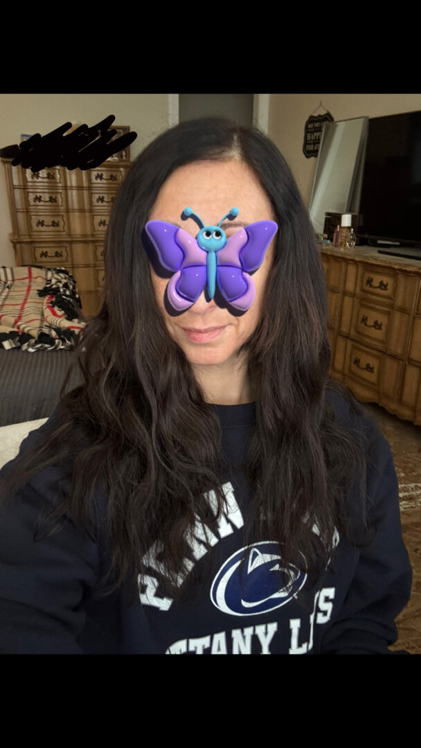 Customer wearing Muse extensions