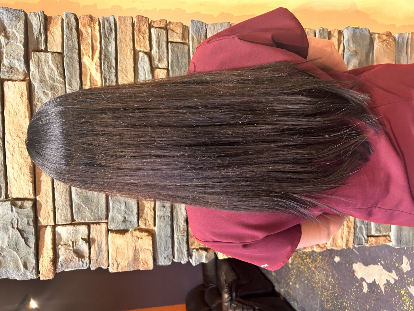 Customer wearing Muse extensions