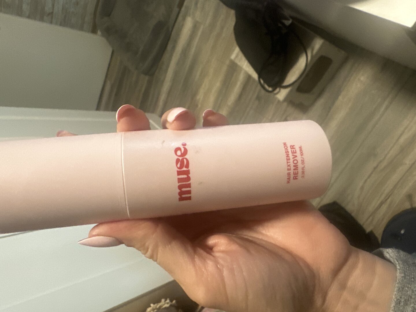 Customer wearing Muse extensions