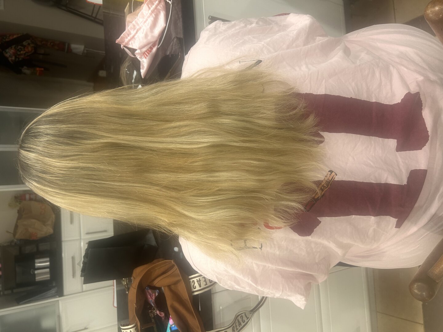 Customer wearing Muse extensions