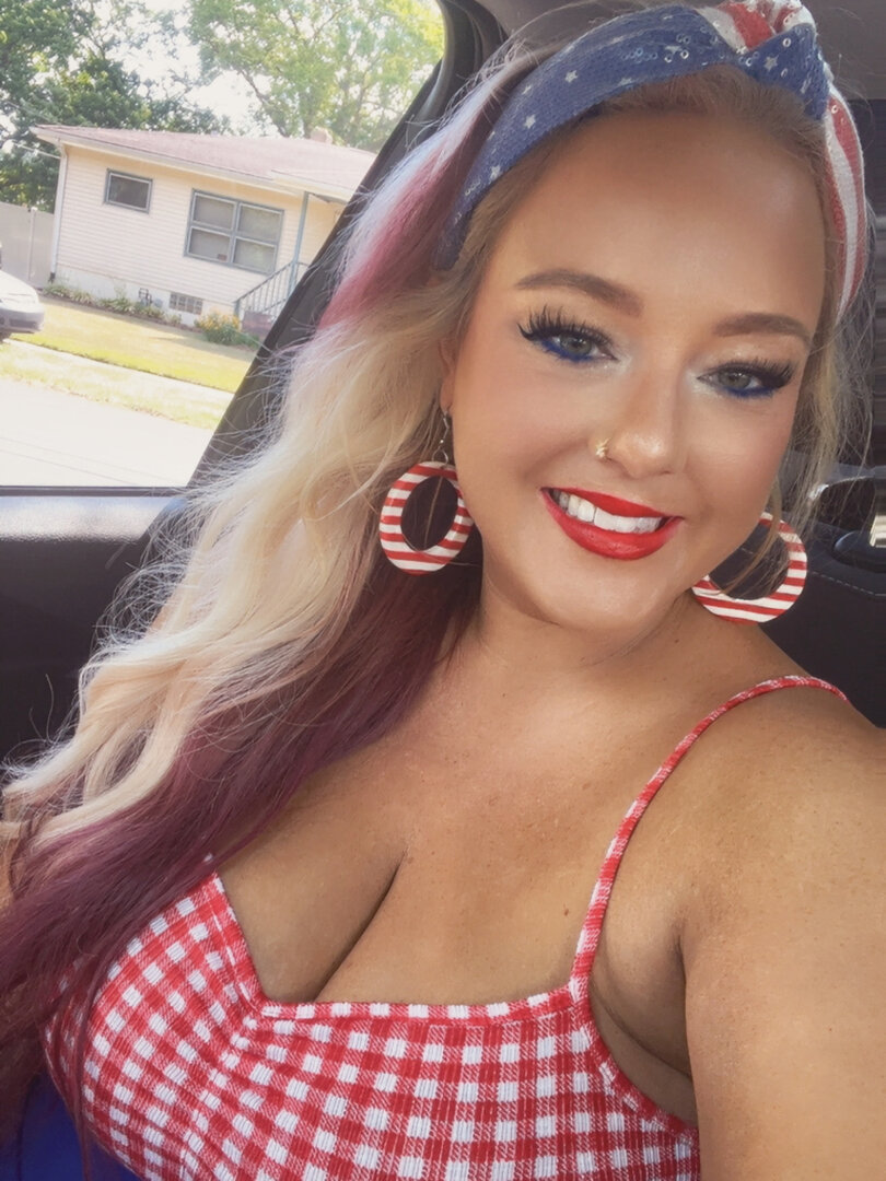 Customer wearing Muse extensions