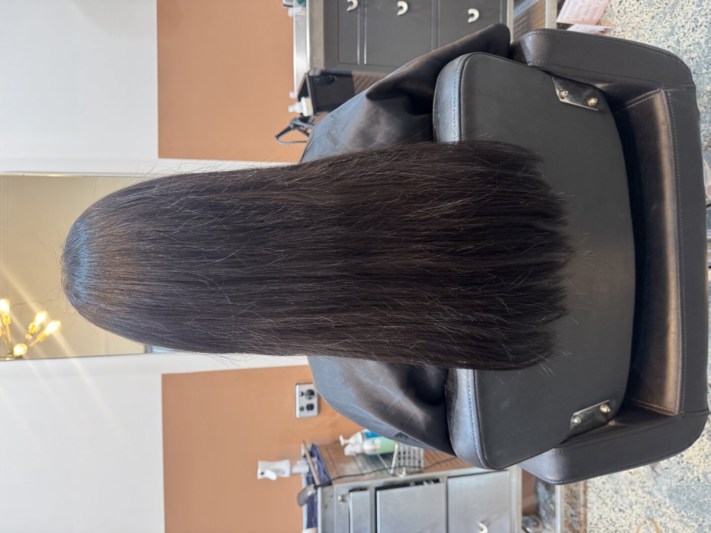 Customer wearing Muse extensions