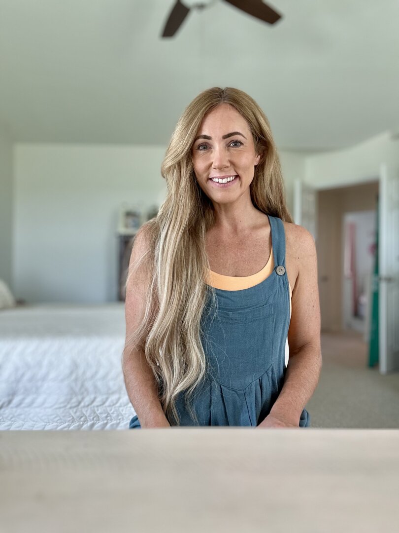 Customer wearing Muse extensions