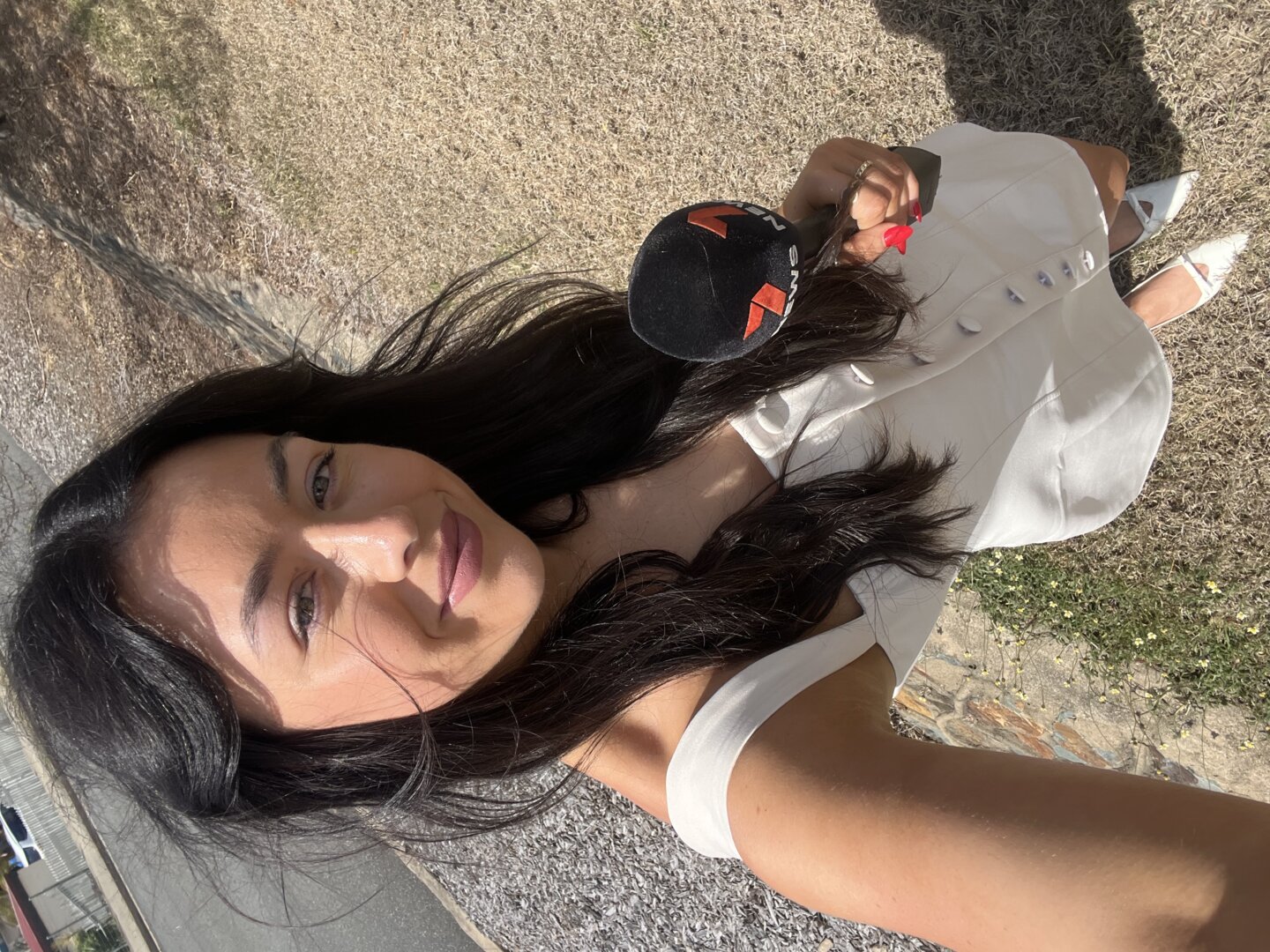 Customer wearing Muse extensions