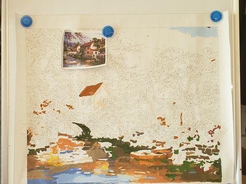 ArtVibe™ DIY Painting By Numbers - Countryside Landscape (16"x20" / 40x50cm)