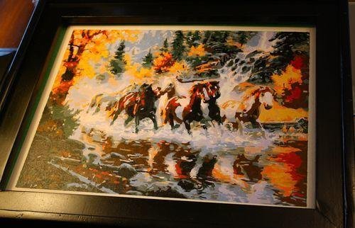 ArtVibe™ DIY Painting By Numbers - Running Horses (16"x20" / 40x50cm)