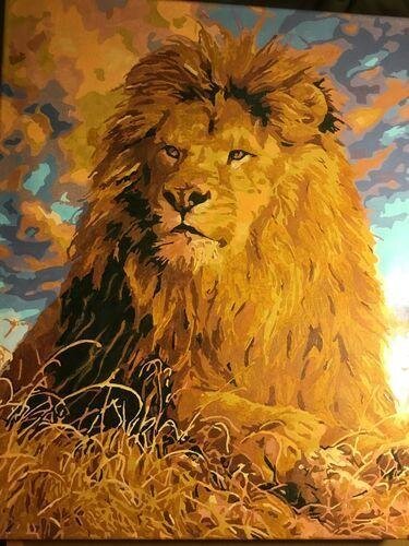 ArtVibe™ Peinture DIY par numéros - Roi Lion (16"x20" / 40x50cm)