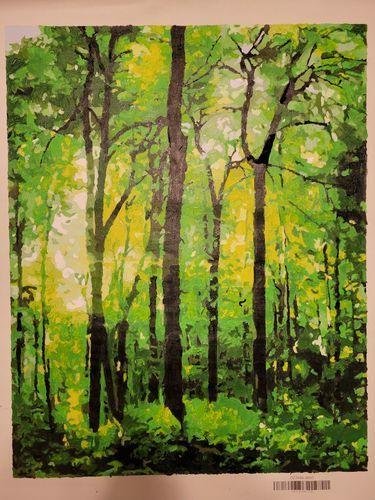 ArtVibe™ DIY Painting By Numbers -Green Trees (16"x20" / 40x50cm)