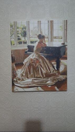 ArtVibe™ DIY Painting By Numbers - Elegant Piano Woman (16"x20" / 40x50cm)