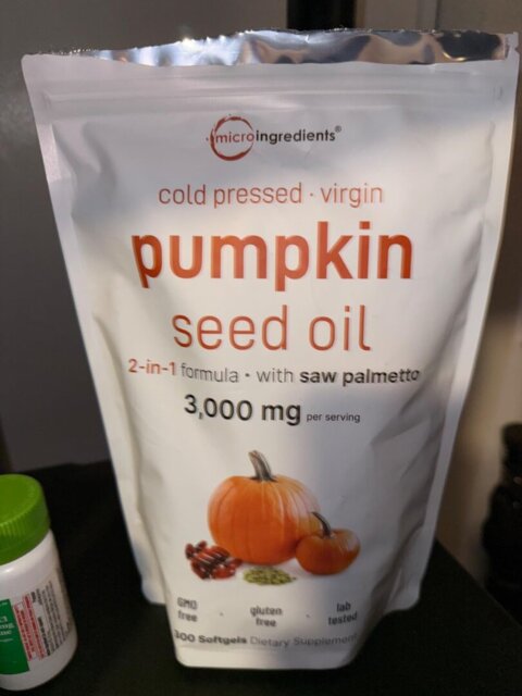 GrowthlyCo Pumpkin Seed Oil Softgels image Pumpkin Seed Oil Softgels