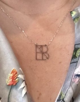 Name Logo Necklace - Sterling Silver review