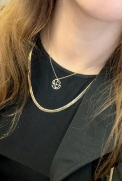 Name Logo Necklace - Sterling Silver review