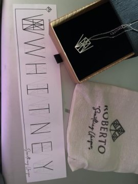 Name Logo Necklace - Sterling Silver review