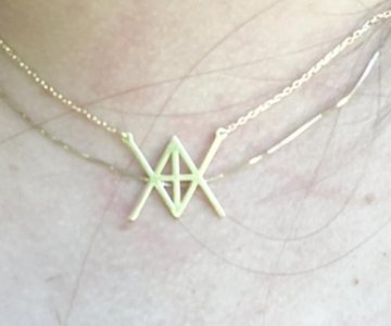 Name Logo Necklace - Sterling Silver review