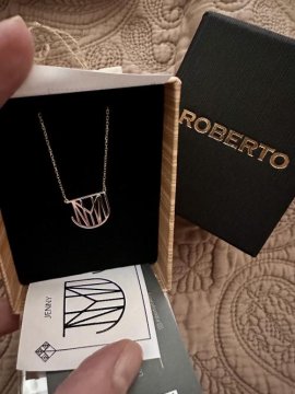Name Logo Necklace - Sterling Silver review