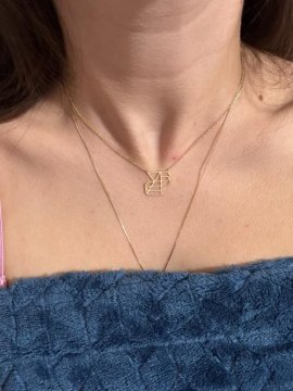 Name Logo Necklace - Sterling Silver review