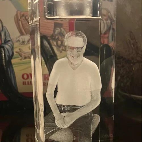 Photo crystal | Personal candle holder
