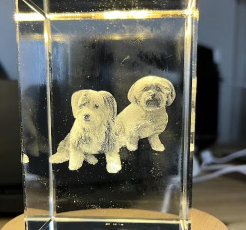 Photo crystal | Personal candle holder