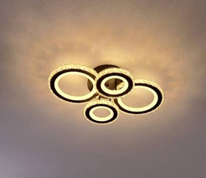 Marina LED LED с дистанционно управление, 68W, химируем, акрил и кристал, черно