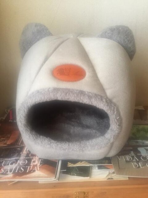 Lit De Grotte Pour Chat, Igloo Chaud Et Confortable Pour Chat En