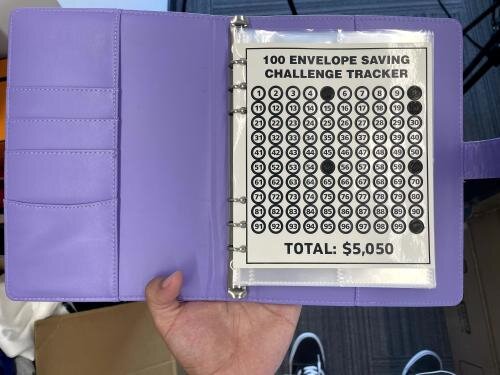 100 Envelope Challenge Binder-Easy And fun Way To Save $5,050