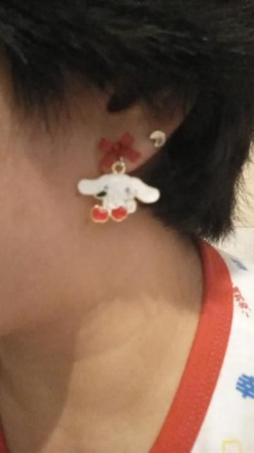 Kawaii Cinnamoroll Silver Earrings