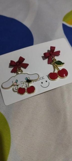 Kawaii Cinnamoroll Silver Earrings