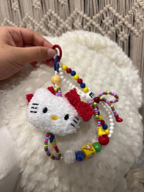 Kawaii Hello Kitty Handmade Bead Chain