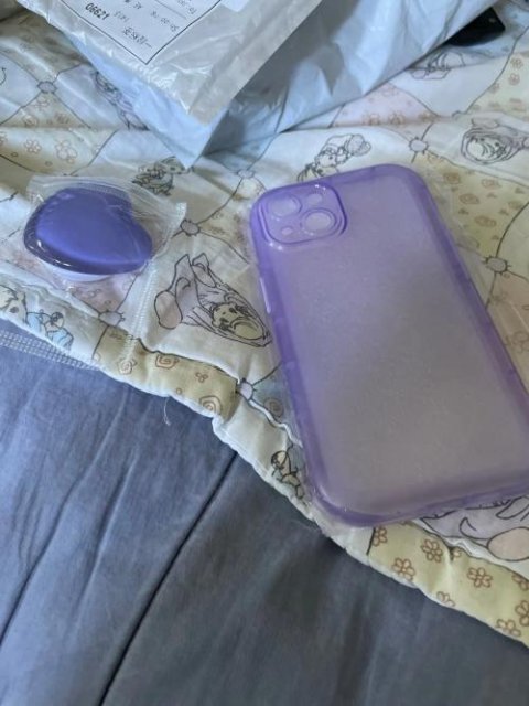 Kawaii Jelly iPhone Case with Love Heart Holder