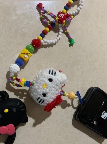 Kawaii Hello Kitty Handmade Bead Chain