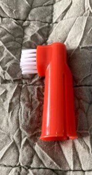 3 Pcs Soft Pet Finger Toothbrush für Dogs review