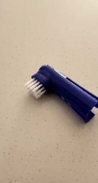 3 Pcs Soft Pet Finger Toothbrush für Dogs review