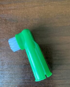 3 Pcs Soft Pet Finger Toothbrush für Dogs review