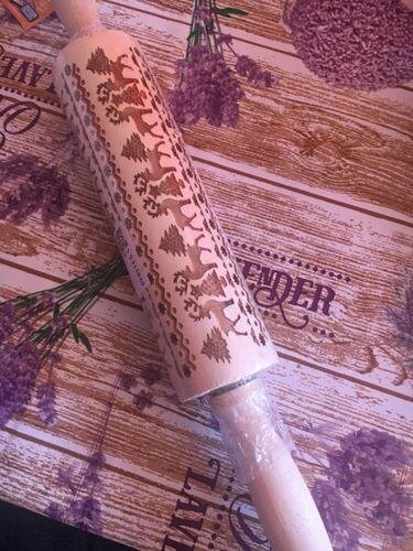 Christmas 3D Rolling Pin